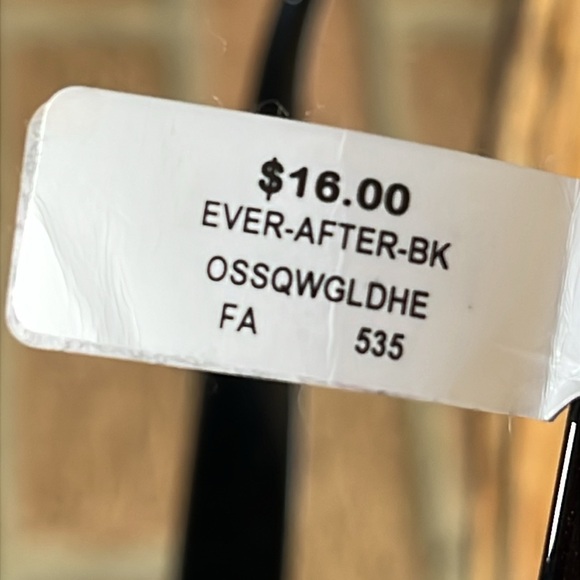 Ever-After Black Square Sunglasses NWT - Picture 5 of 5